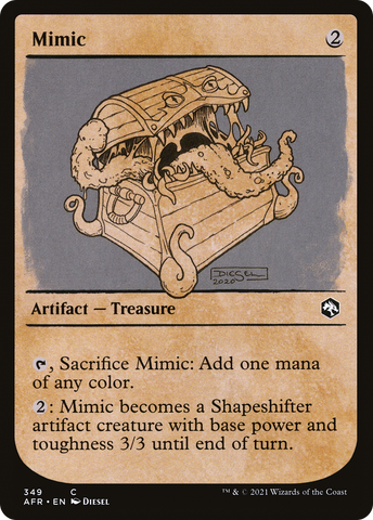 Mimic (AFR-349) - Adventures in the Forgotten Realms: (Showcase) Foil