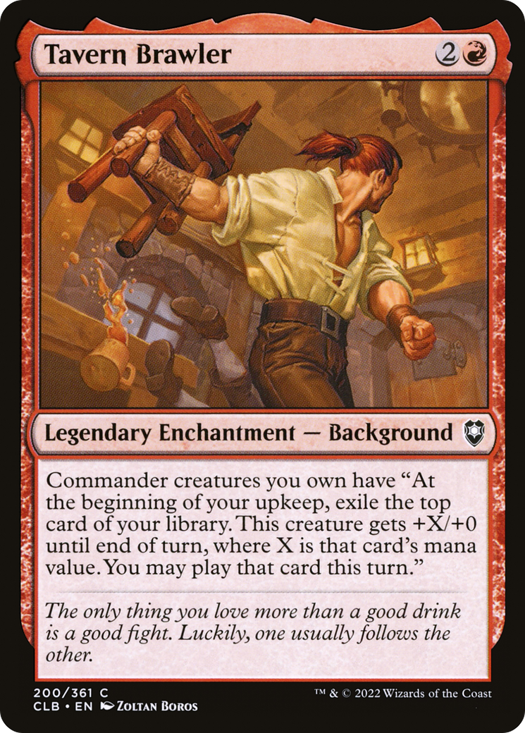 Tavern Brawler (CLB-200) - Commander Legends: Battle for Baldur's Gate Foil