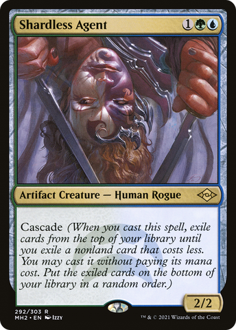 Shardless Agent (MH2-292) - Modern Horizons 2 Etched Foil