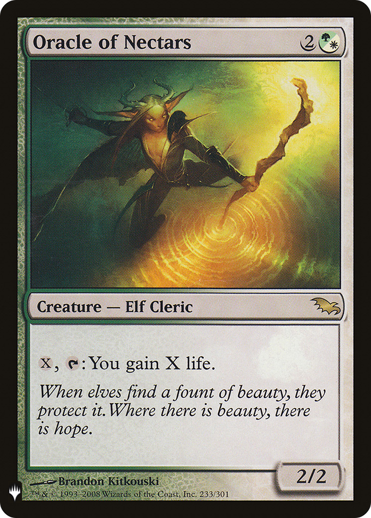 Oracle of Nectars (LIST-SHM-233) - The List
