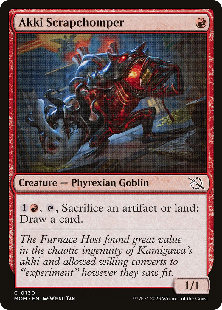 Akki Scrapchomper (MOM-130) - March of the Machine