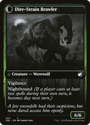 Tireless Hauler // Dire-Strain Brawler (DBL-203) - Innistrad: Double Feature: (Double Faced Transform) Foil