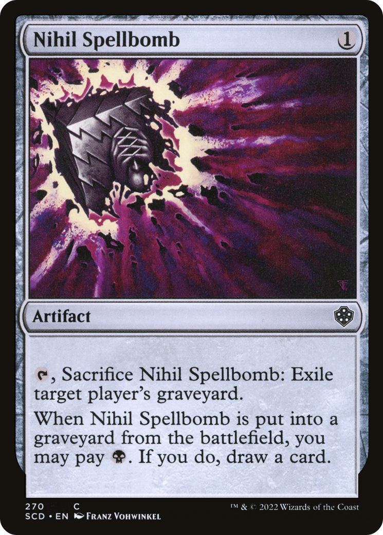Nihil Spellbomb (SCD-270) - Starter Commander Decks