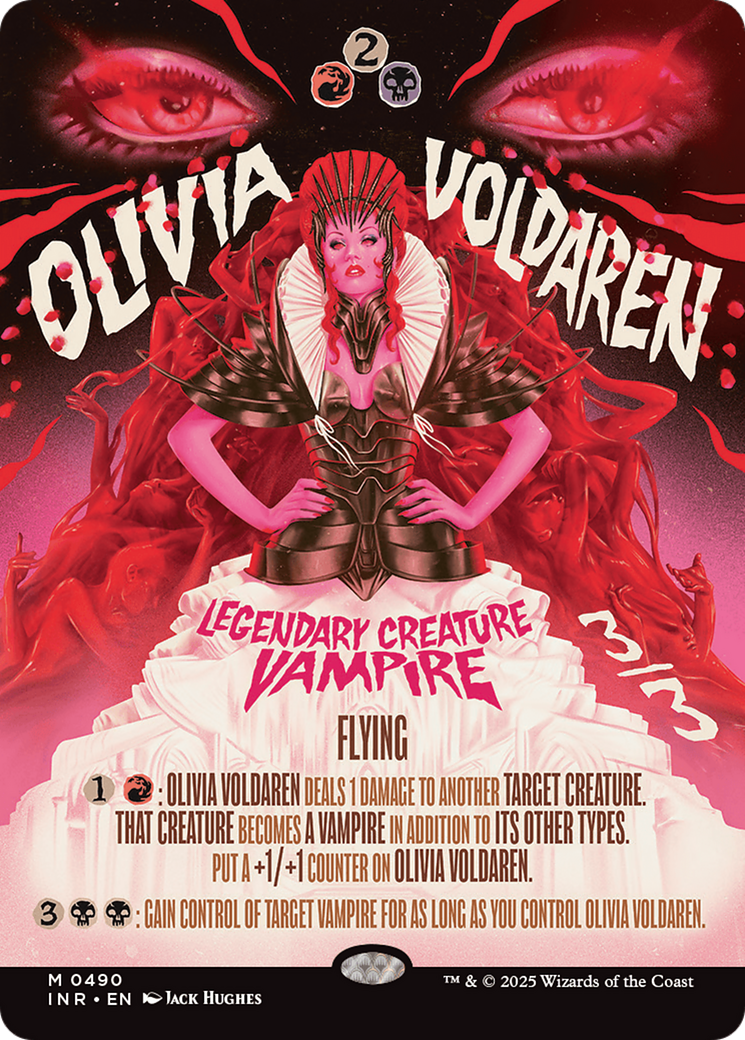 Olivia Voldaren (Showcase) (INR-490) - Innistrad Remastered: (Showcase) (Borderless)