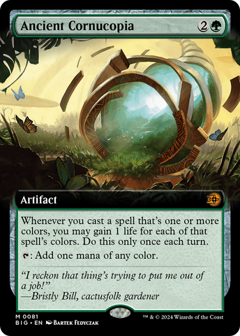 Ancient Cornucopia (BIG-081) - The Big Score: (Extended Art) Foil