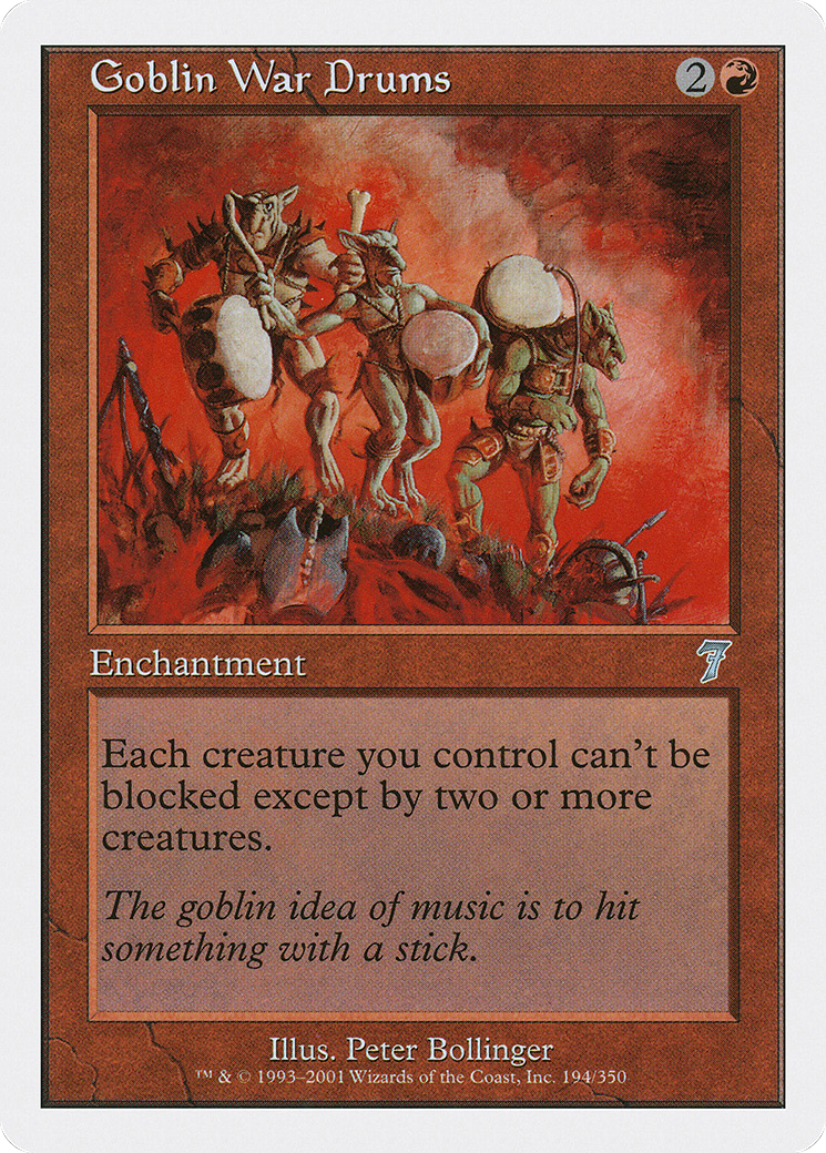 Goblin War Drums (7ED-194) - Seventh Edition