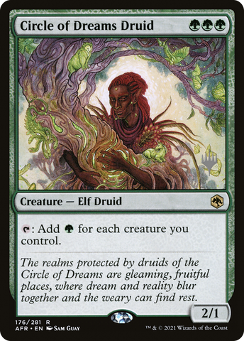 Circle of Dreams Druid (PPAFR-176) - Adventures in the Forgotten Realms Promos
