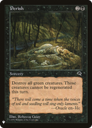 Perish (LIST-TMP-147) - The List