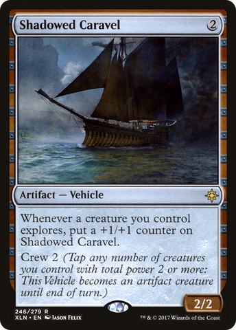 Shadowed Caravel (XLN-246) - Ixalan