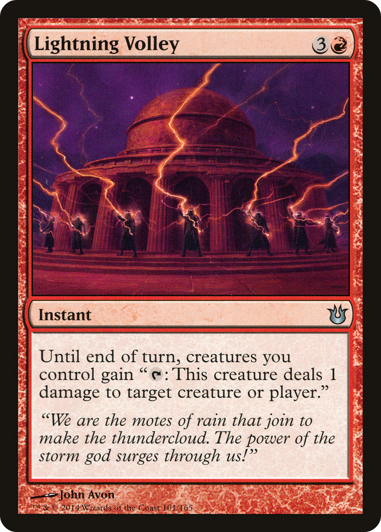 Lightning Volley (BNG-101) - Born of the Gods