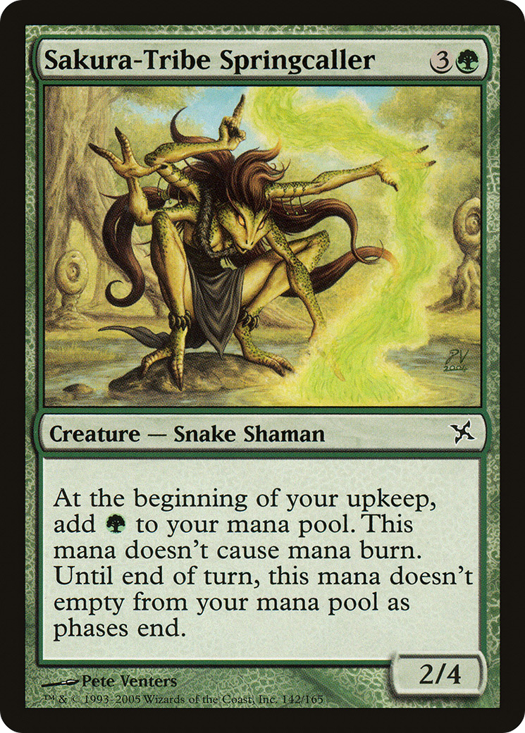 Sakura-Tribe Springcaller (BOK-142) - Betrayers of Kamigawa Foil