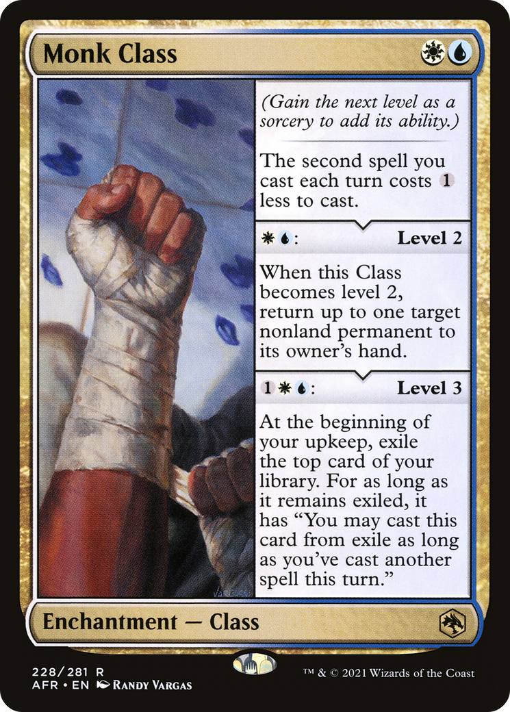 Monk Class (AFR-228) - Adventures in the Forgotten Realms