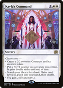 Kayla's Command (PPBRO-009) - The Brothers' War Promos