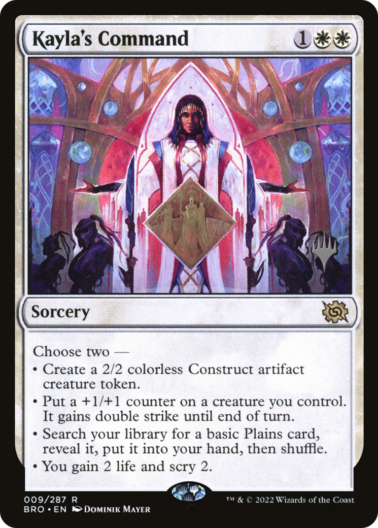 Kayla's Command (PPBRO-009) - The Brothers' War Promos