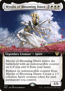 Myojin of Blooming Dawn (NEC-042) - Neon Dynasty Commander: (Extended Art)
