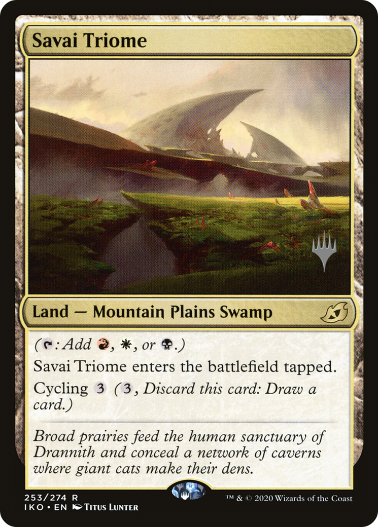 Savai Triome (PPIKO-253) - Ikoria: Lair of Behemoths Promos
