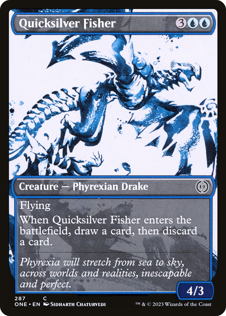 Quicksilver Fisher (ONE-287) - Phyrexia: All Will Be One: (Showcase)