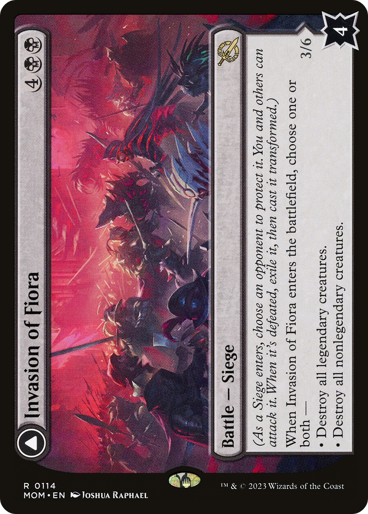 Invasion of Fiora // Marchesa, Resolute Monarch (MOM-114) - March of the Machine Foil