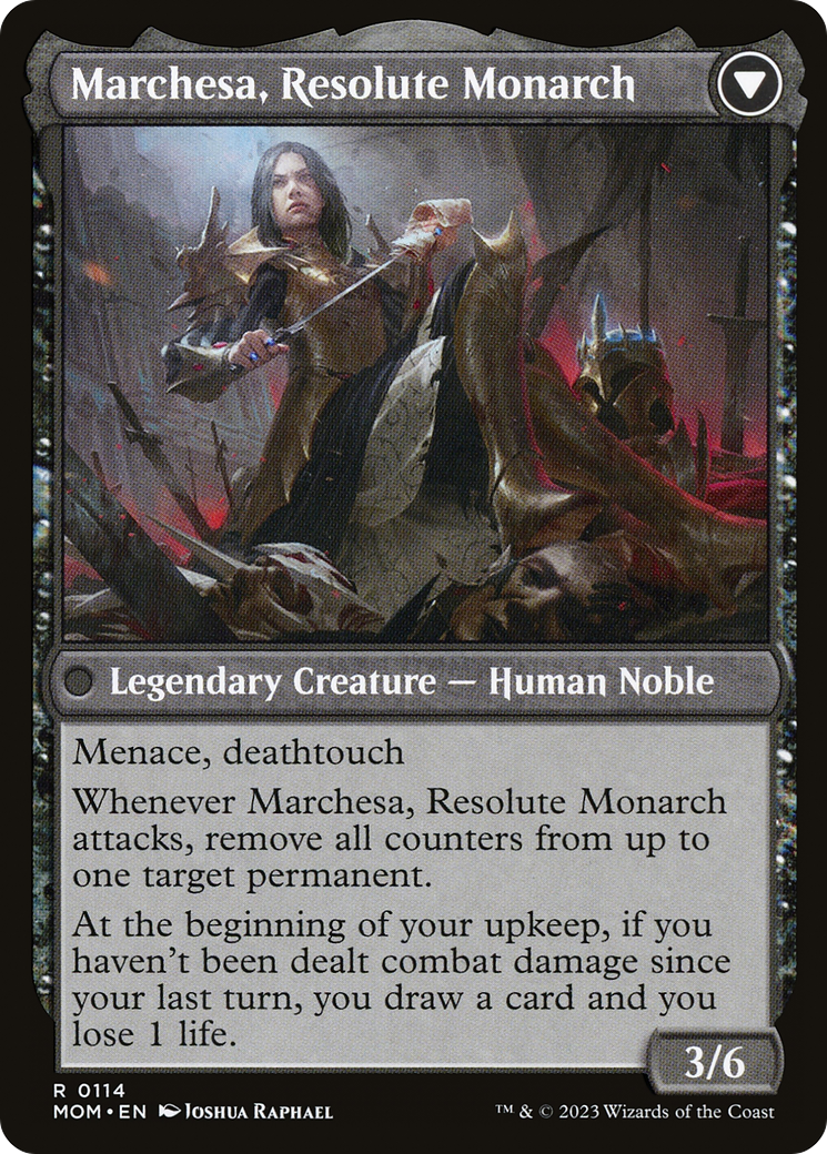Invasion of Fiora // Marchesa, Resolute Monarch (MOM-114) - March of the Machine Foil