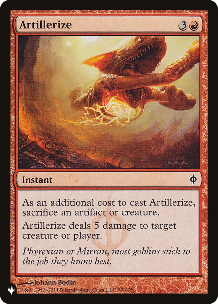 Artillerize (LIST-NPH-79) - The List