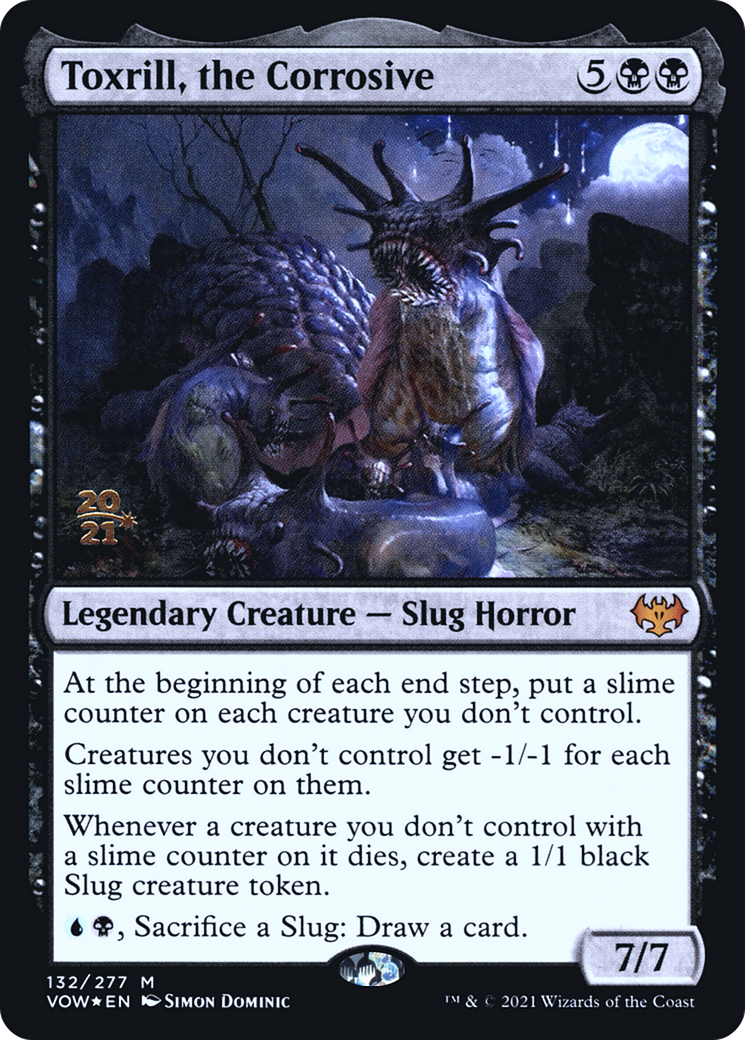 Toxrill, the Corrosive (PRE-132S) - Innistrad: Crimson Vow Promos Foil