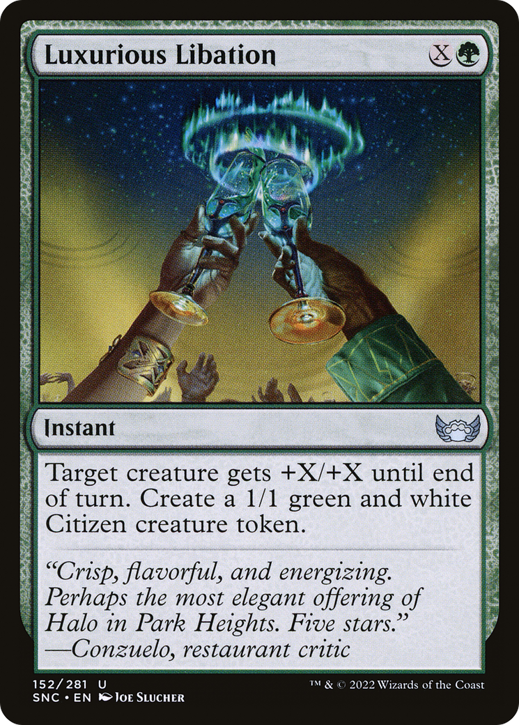 Luxurious Libation (SNC-152) - Streets of New Capenna Foil