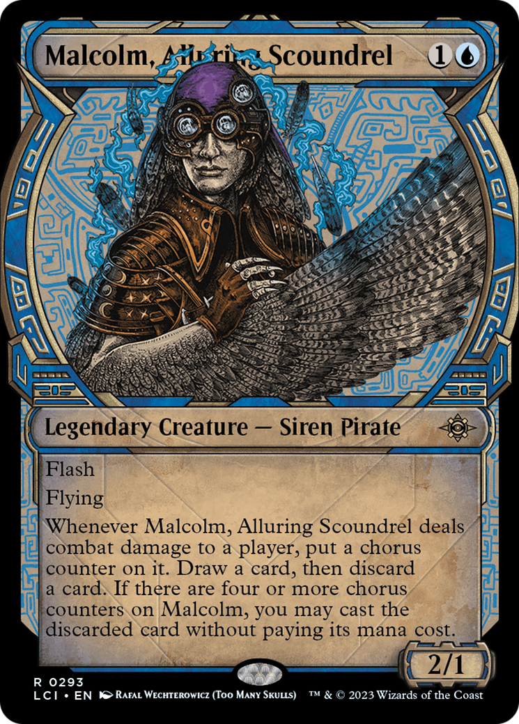 Malcolm, Alluring Scoundrel (LCI-293) - The Lost Caverns of Ixalan: (Showcase)