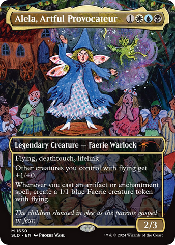 Alela, Artful Provocateur (SLD-1630) - Secret Lair Drop (Borderless)