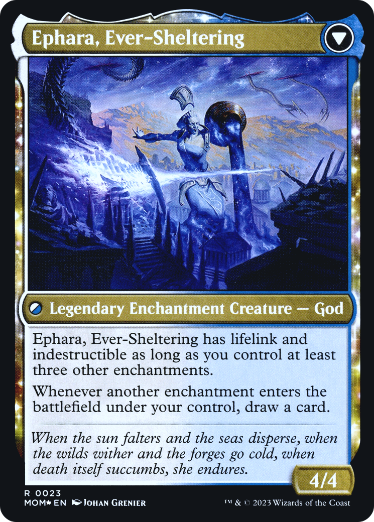 Invasion of Theros // Ephara, Ever-Sheltering (PRE-23S) - March of the Machine Promos: (enchantment) Foil