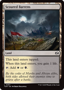 Scoured Barrens (TDM-267) - Tarkir: Dragonstorm Foil