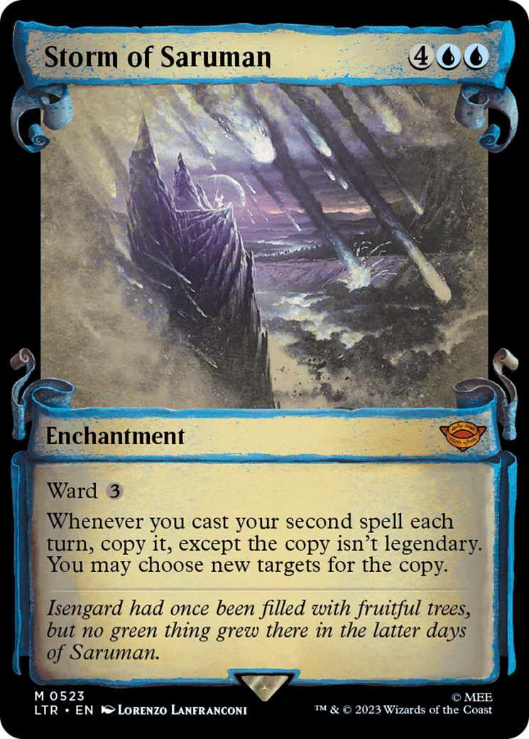 Storm of Saruman (LTR-523) - The Lord of the Rings: Tales of Middle-earth: (Showcase) Foil