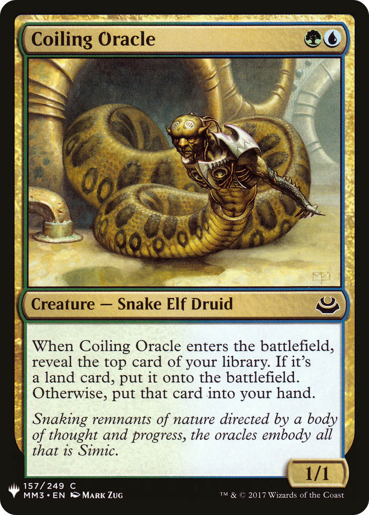 Coiling Oracle (LIST-MM3-157) - The List