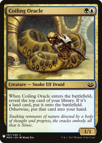 Coiling Oracle (LIST-MM3-157) - The List