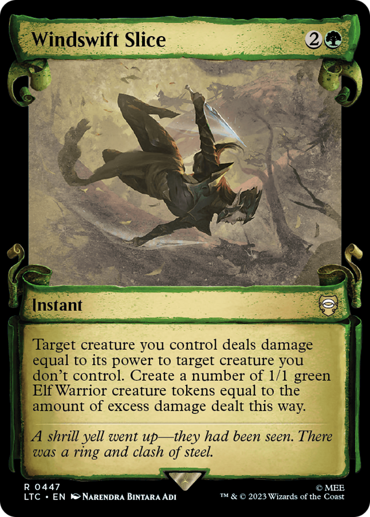 Windswift Slice (LTC-447) - Tales of Middle-earth Commander: (Showcase) Foil