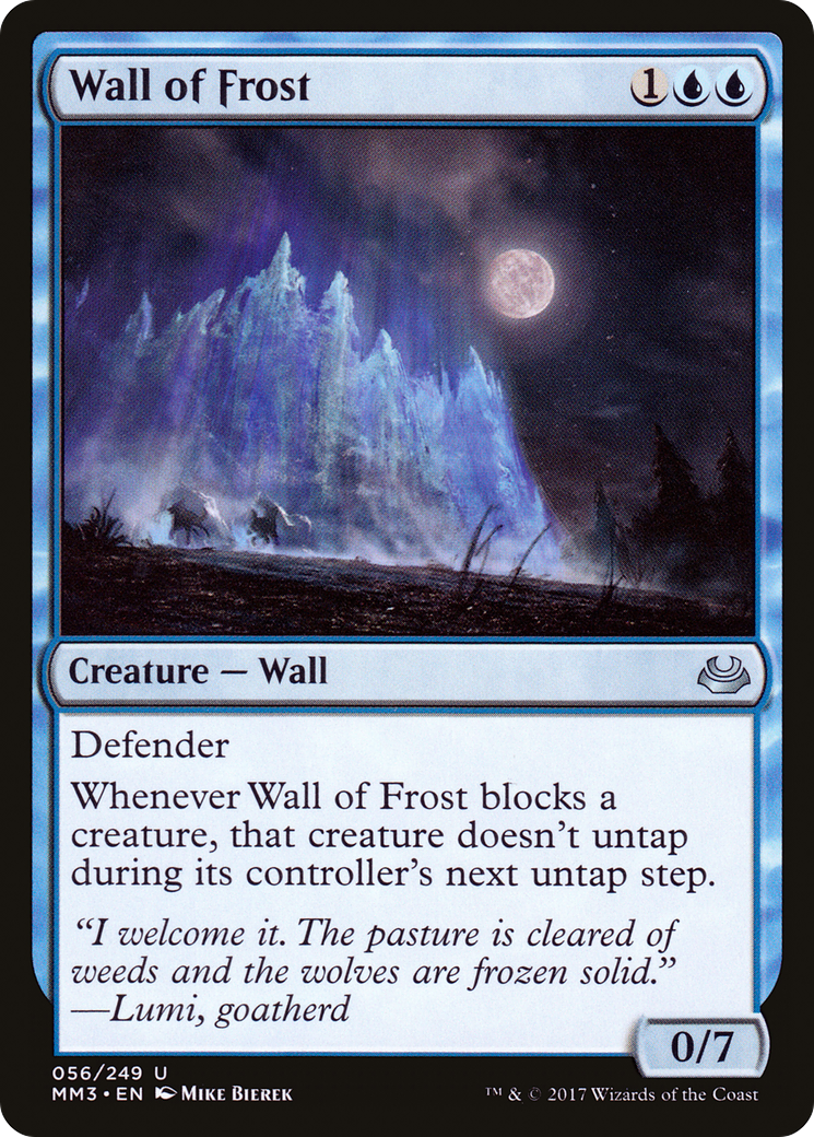 Wall of Frost (MM3-056) - Modern Masters 2017