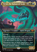 Teval, the Balanced Scale (TDC-008) - Commander: Tarkir: Dragonstorm (Borderless) Foil