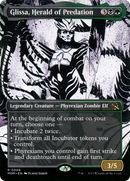 Glissa, Herald of Predation (MOM-308) - March of the Machine: (Showcase) (Borderless) Foil