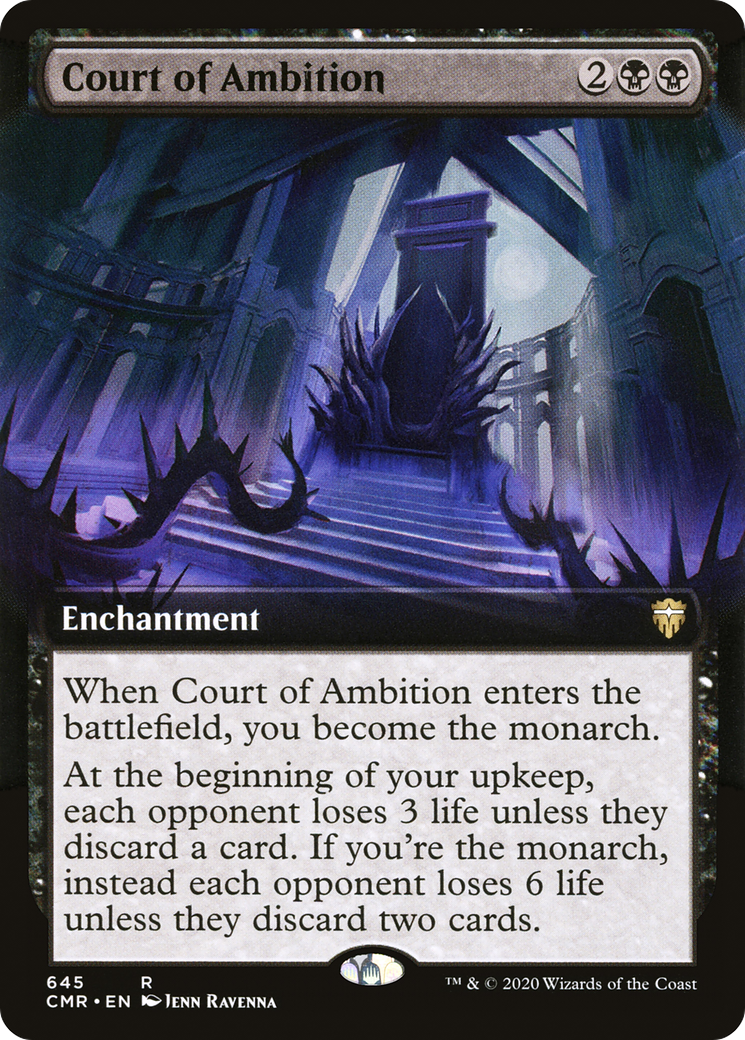 Court of Ambition (CMR-645) - Commander Legends: (Extended Art) Foil