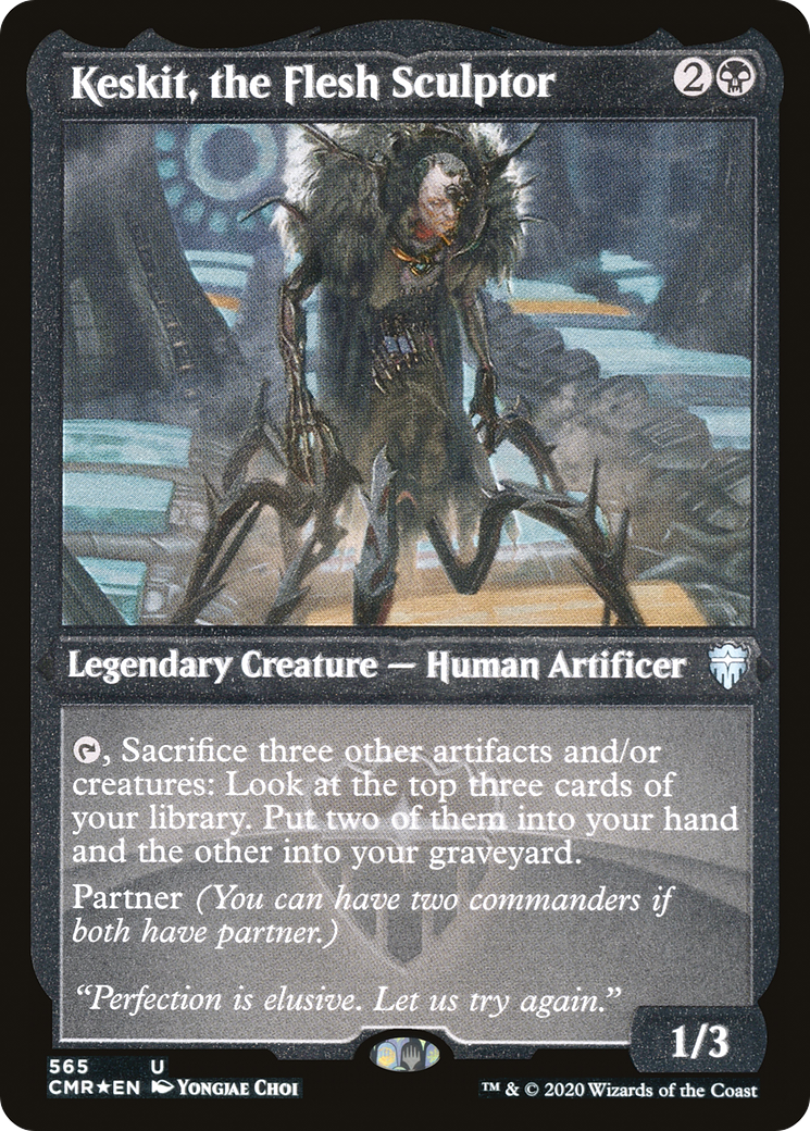 Keskit, the Flesh Sculptor (CMR-565) - Commander Legends Foil