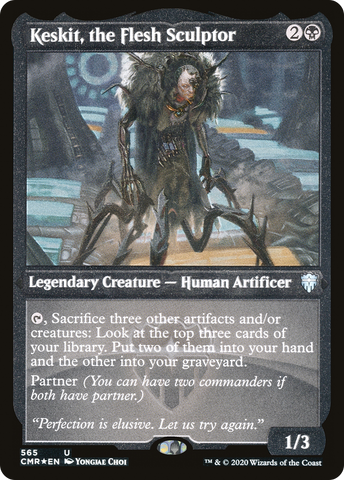 Keskit, the Flesh Sculptor (CMR-565) - Commander Legends Foil
