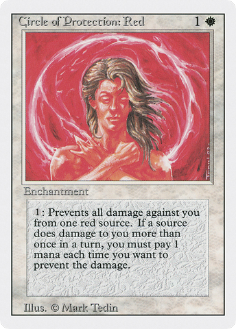 Circle of Protection: Red (3ED-012) - Revised Edition