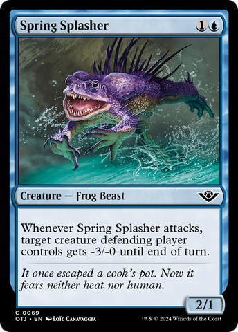 Spring Splasher (OTJ-069) - Outlaws of Thunder Junction Foil