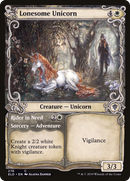 Lonesome Unicorn // Rider in Need (ELD-276) - Throne of Eldraine: (Showcase) Foil
