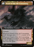 Hidetsugu Consumes All // Vessel of the All-Consuming (NEO-486) - Kamigawa: Neon Dynasty: (Extended Art, fandfc, enchantment)