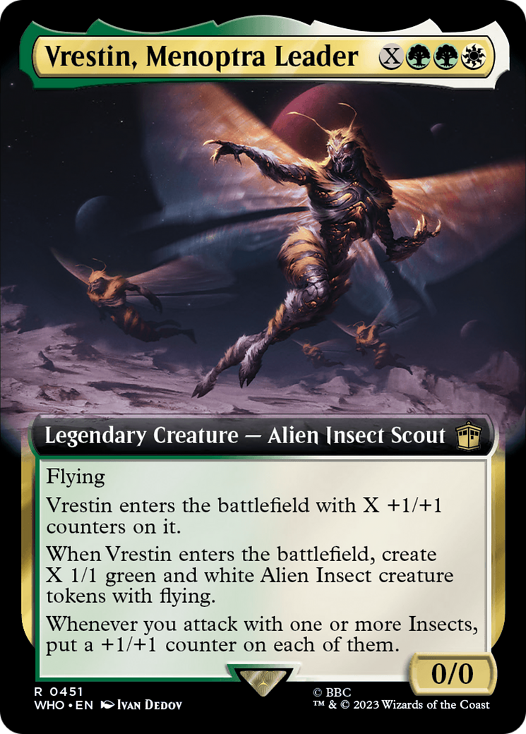 Vrestin, Menoptra Leader (WHO-451) - Doctor Who: (Extended Art)
