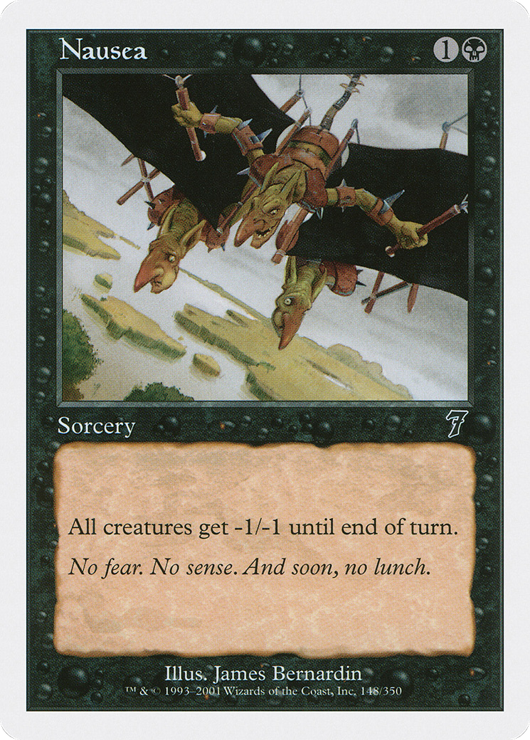 Nausea (7ED-148) - Seventh Edition