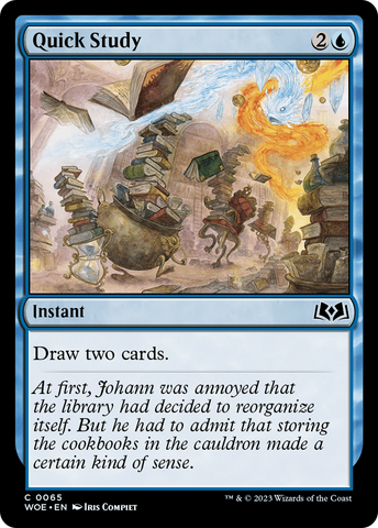 Quick Study (WOE-065) - Wilds of Eldraine Foil