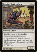 Kami of Ancient Law (CHK-021) - Champions of Kamigawa Foil