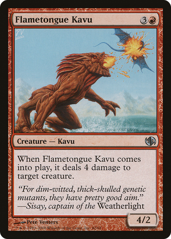 Flametongue Kavu (DD2-042) - Duel Decks: Jace vs. Chandra