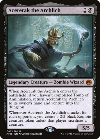 Acererak the Archlich (PPAFR-87P) - Adventures in the Forgotten Realms Promos
